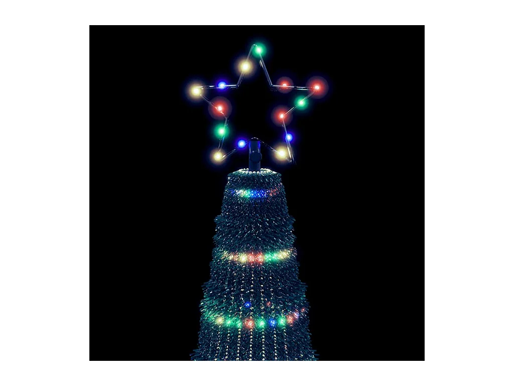 Sapin de Noël à LED 475 LED colorées 247 cm