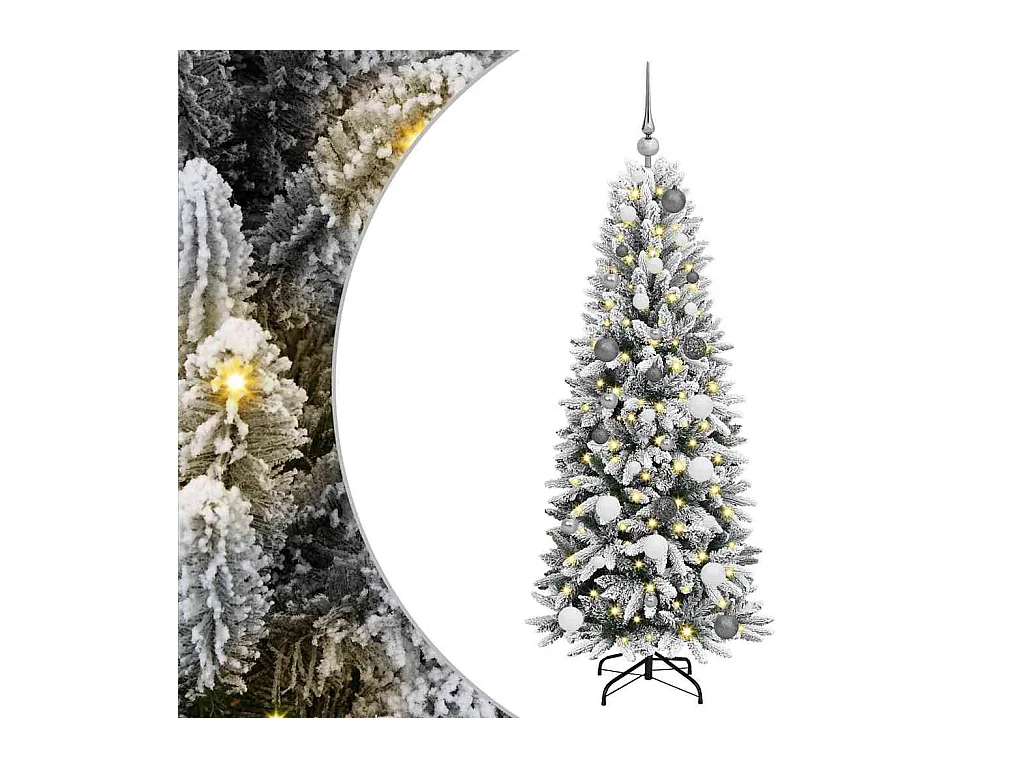 Árbol de Navidad artificial con 150 LED 63 x 63 x 150 cm