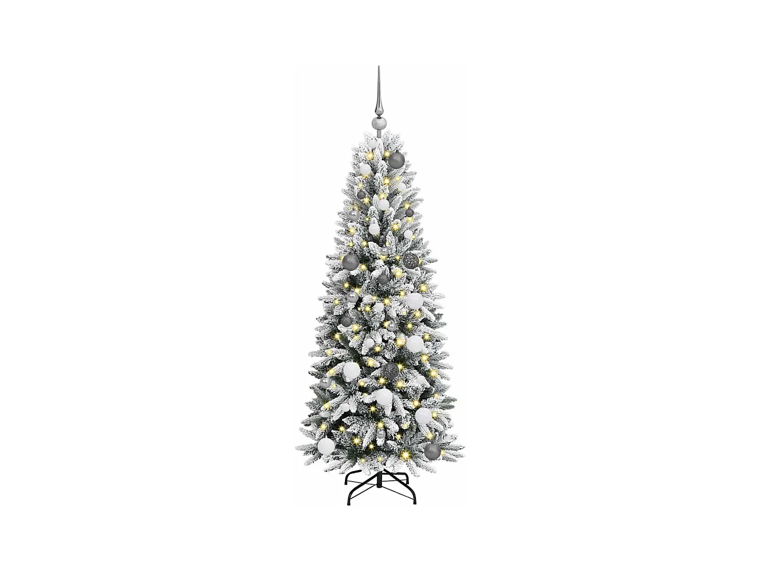 Árbol de Navidad artificial con 150 LED 63 x 63 x 150 cm