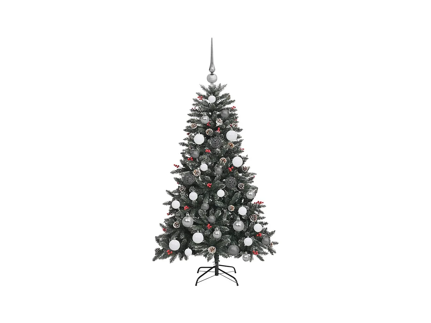 Árbol de Navidad artificial con 150 LED Verde 68 x 68 x 120 cm