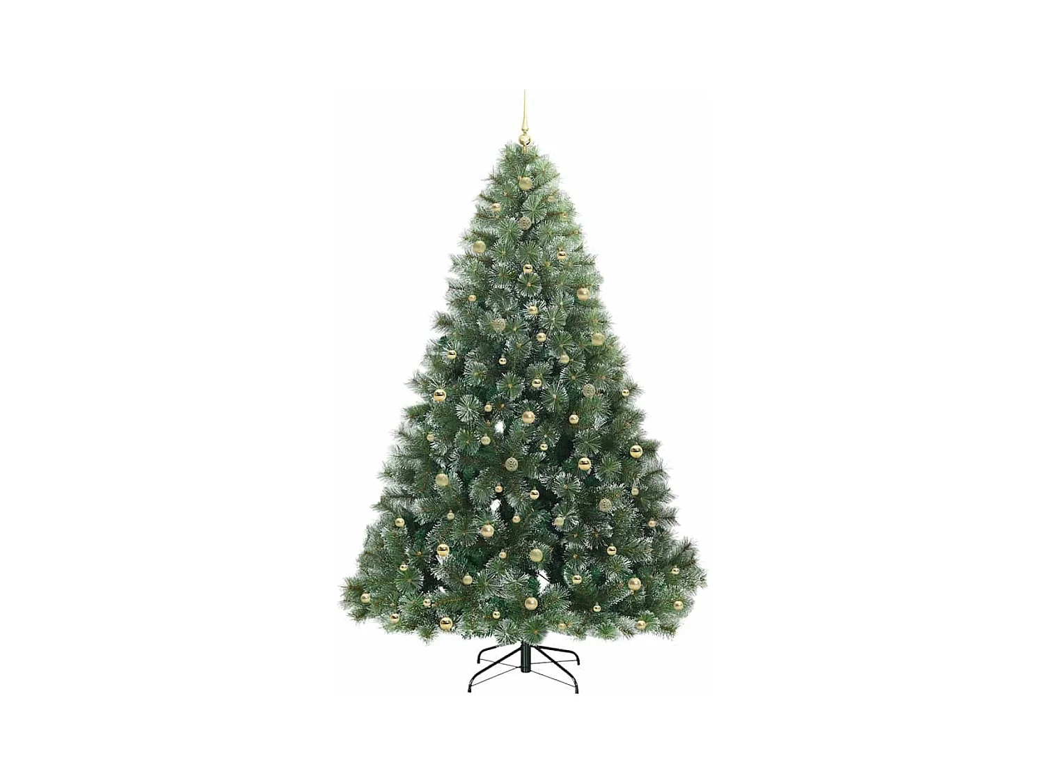 Sapin de Noël artificiel avec 300 LED Vert 240 cm PE et PVC