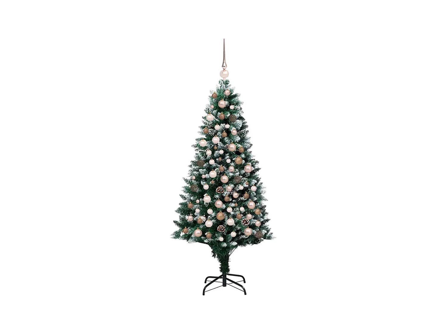 Sapin de Noël artificiel Vert 180 cm PVC, Acier et Plastique