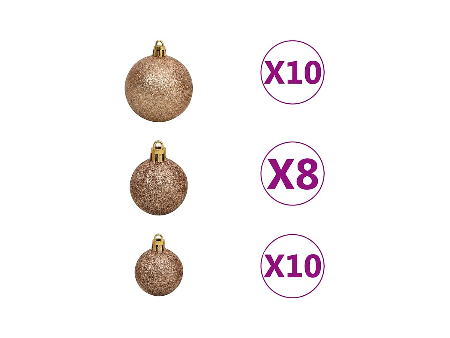 Sapin de Noël artificiel Vert 180 cm PVC, Acier et Plastique