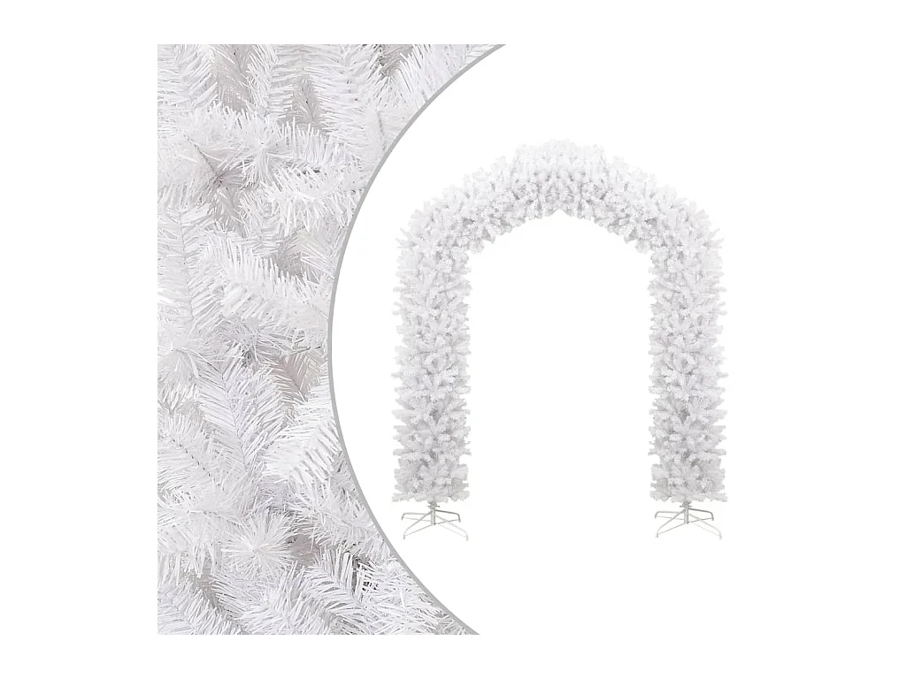 Grinalda de Natal 270 cm branco