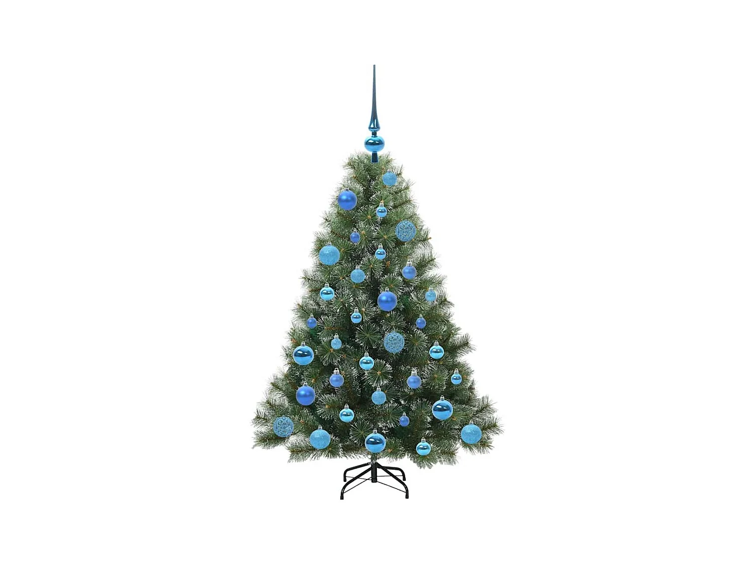 Sapin de Noël artificiel avec 150 LED Vert 120 cm PE et PVC