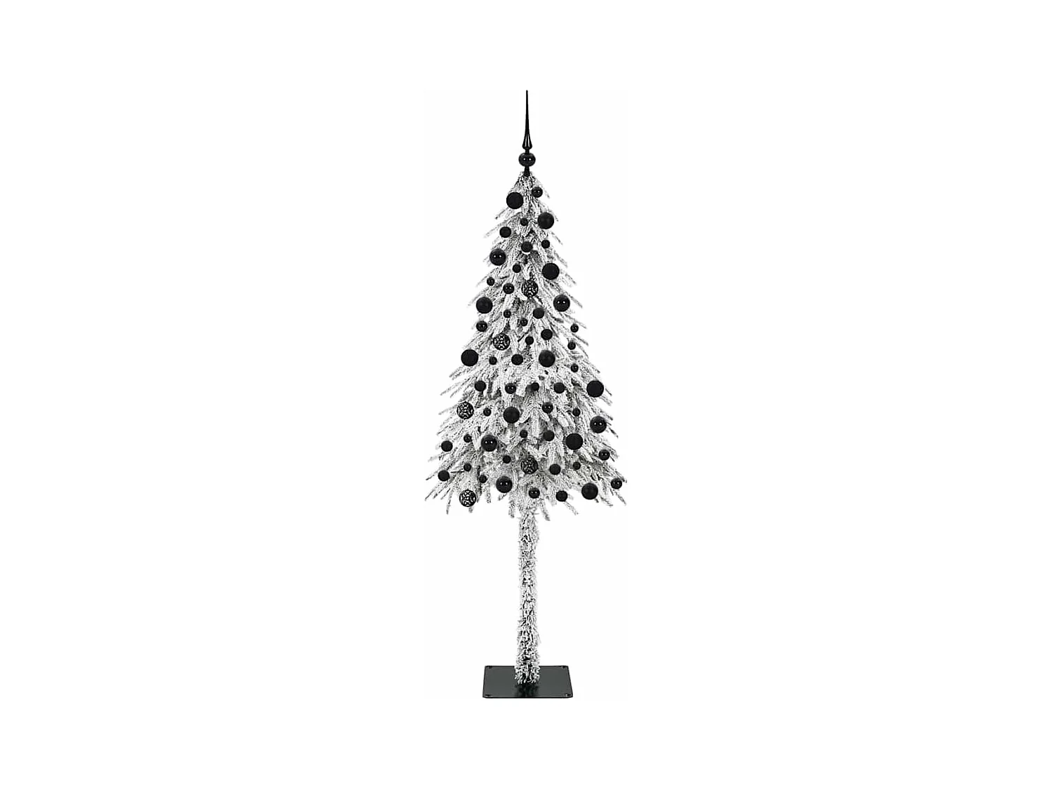 Sapin de Noël avec 300 LED Blanc 210 cm PE et Acier
