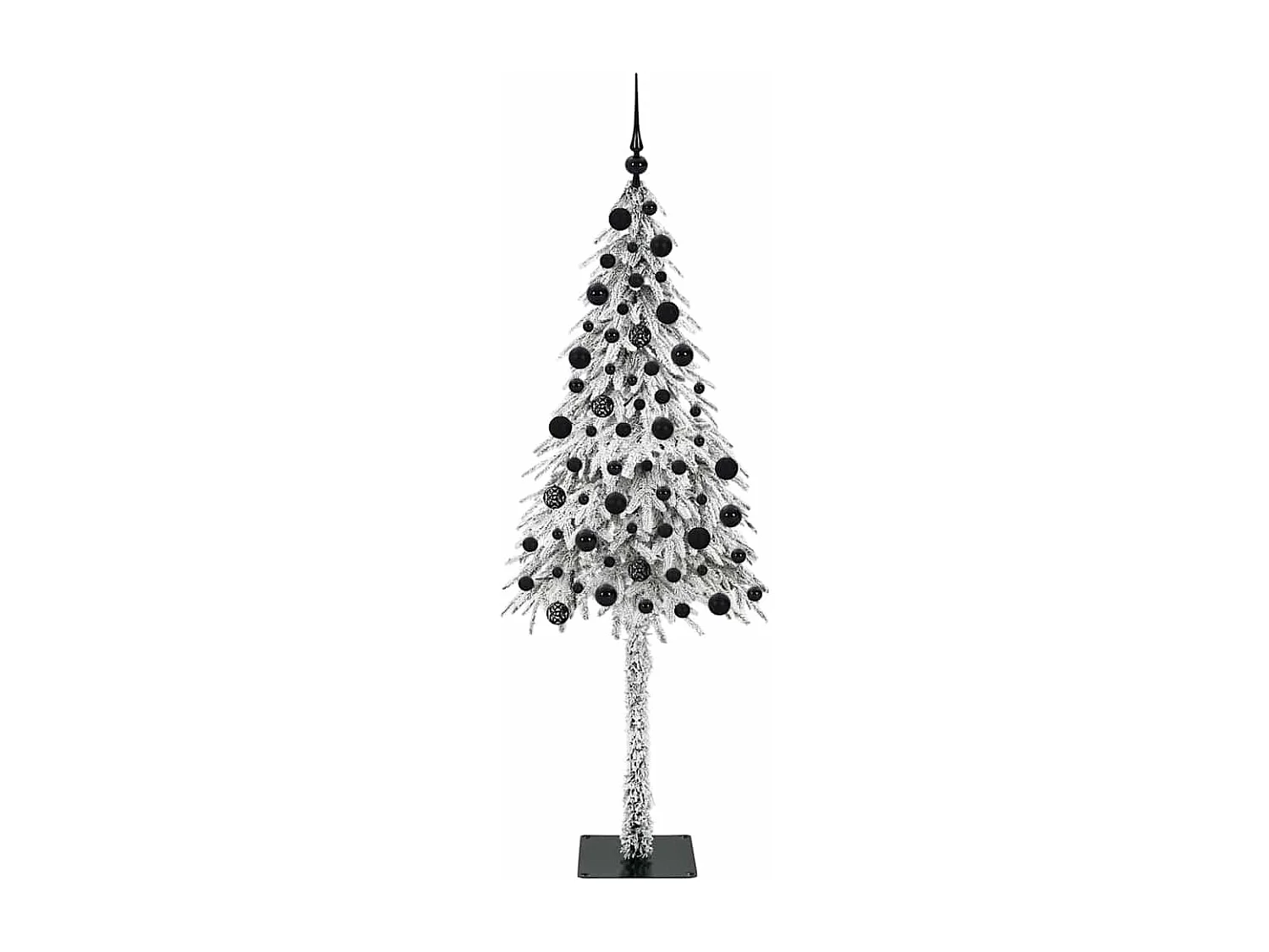 Sapin de Noël avec 300 LED Blanc 210 cm PE et Acier