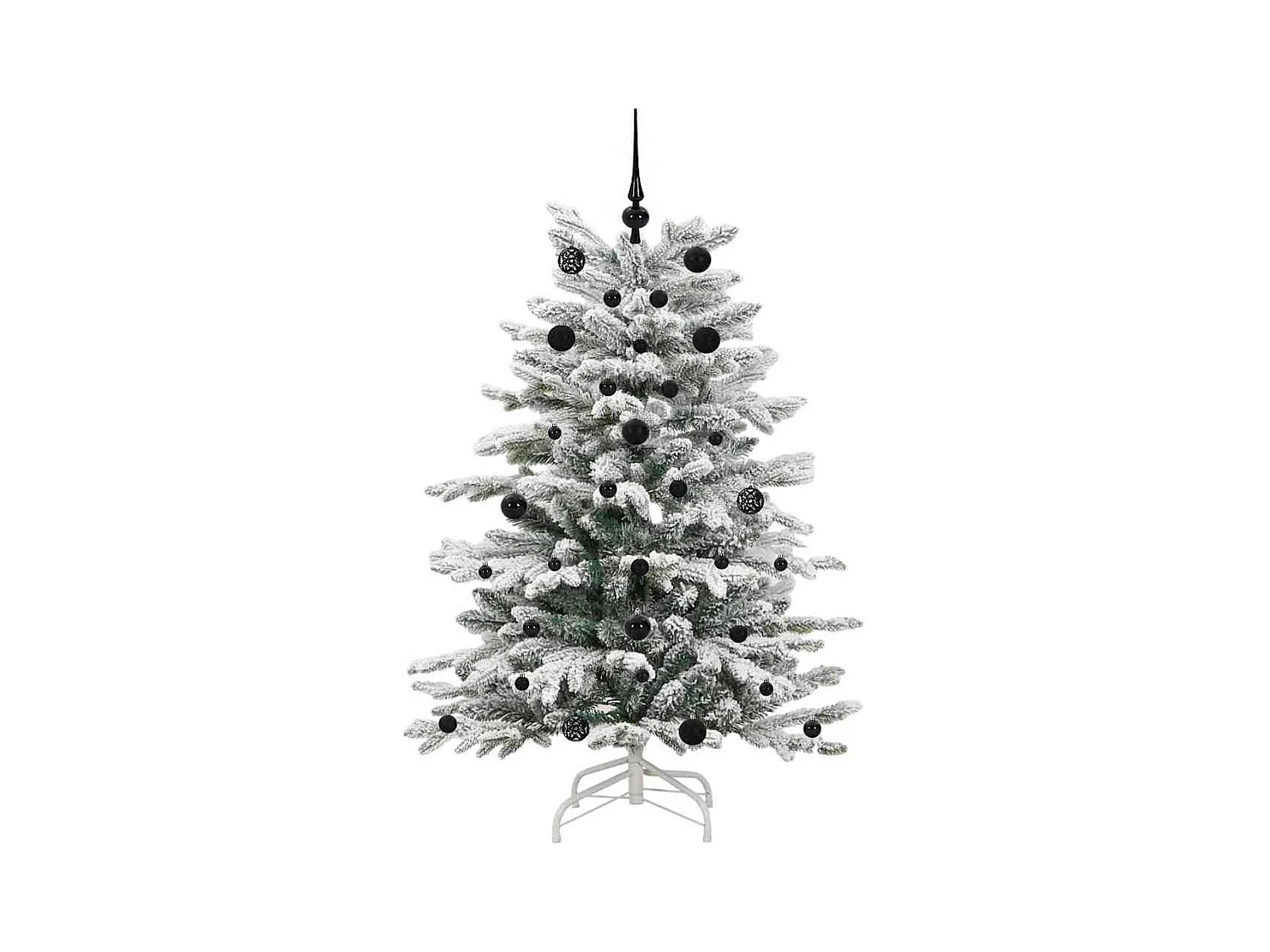 Sapin de Noël Artificiel à Branches Articulées Blanc 150 cm