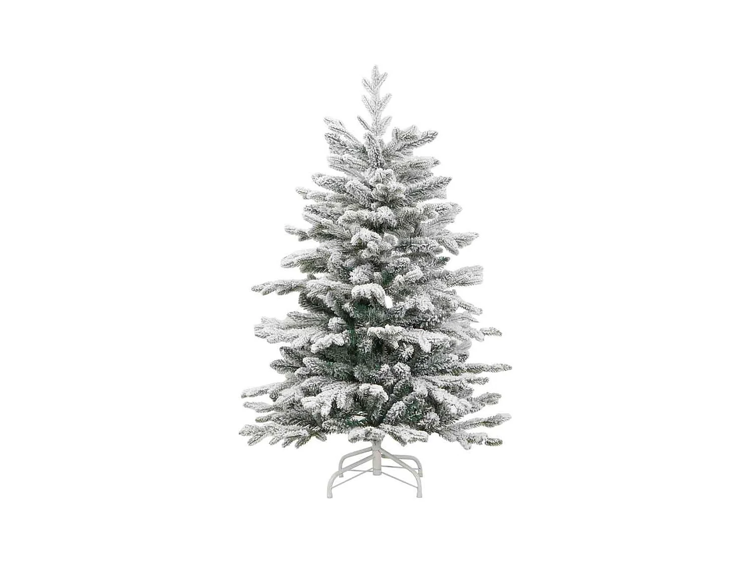 Sapin de Noël Artificiel à Branches Articulées Blanc 150 cm