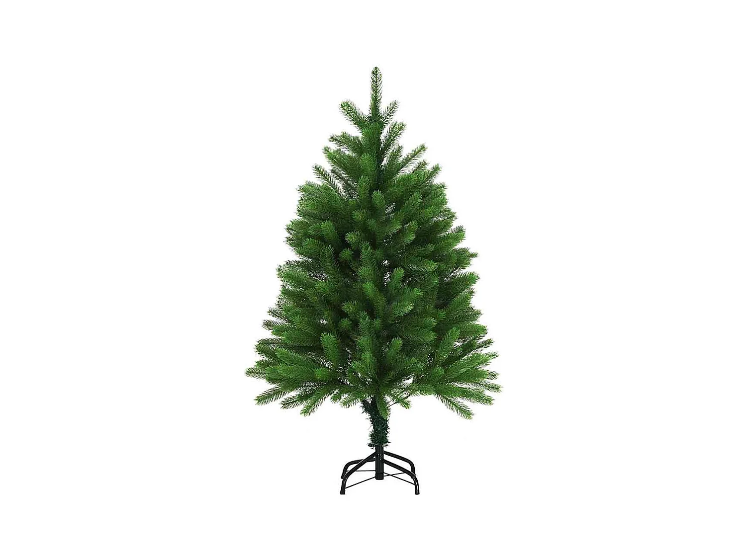Sapin de Noël avec 150 LED avec support Vert 120 cm PE