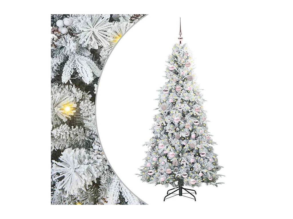 Sapin de Noël Artificiel à Branches Articulées Vert 180 cm