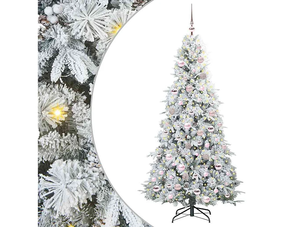 Sapin de Noël Artificiel à Branches Articulées Vert 180 cm