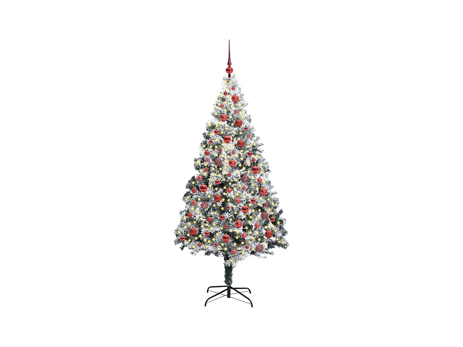 Sapin de Noël artificiel Vert 180 cm PVC, Acier et Plastique