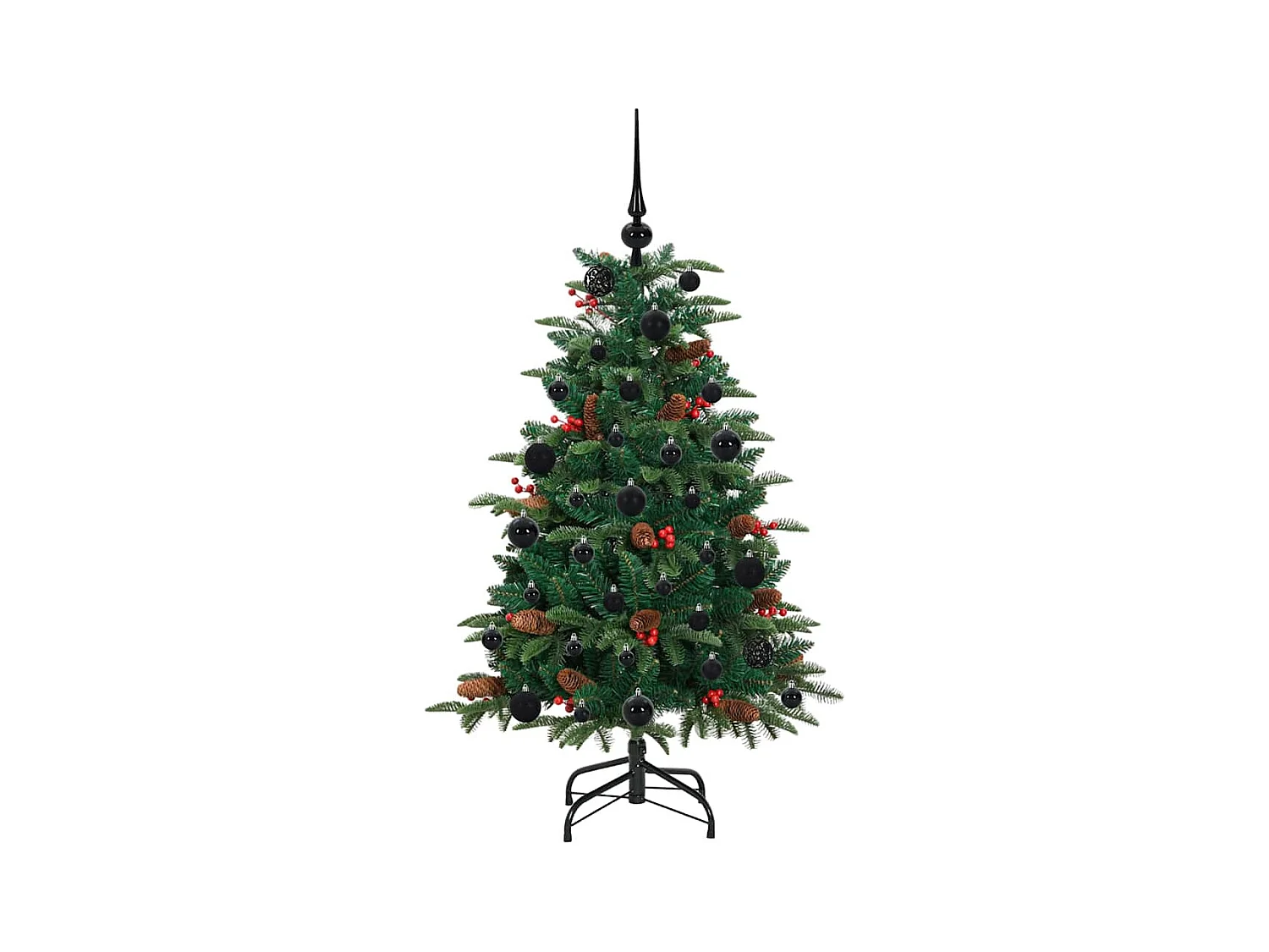 Sapin de Noël artificiel Vert 120 cm PVC, métal et plastique