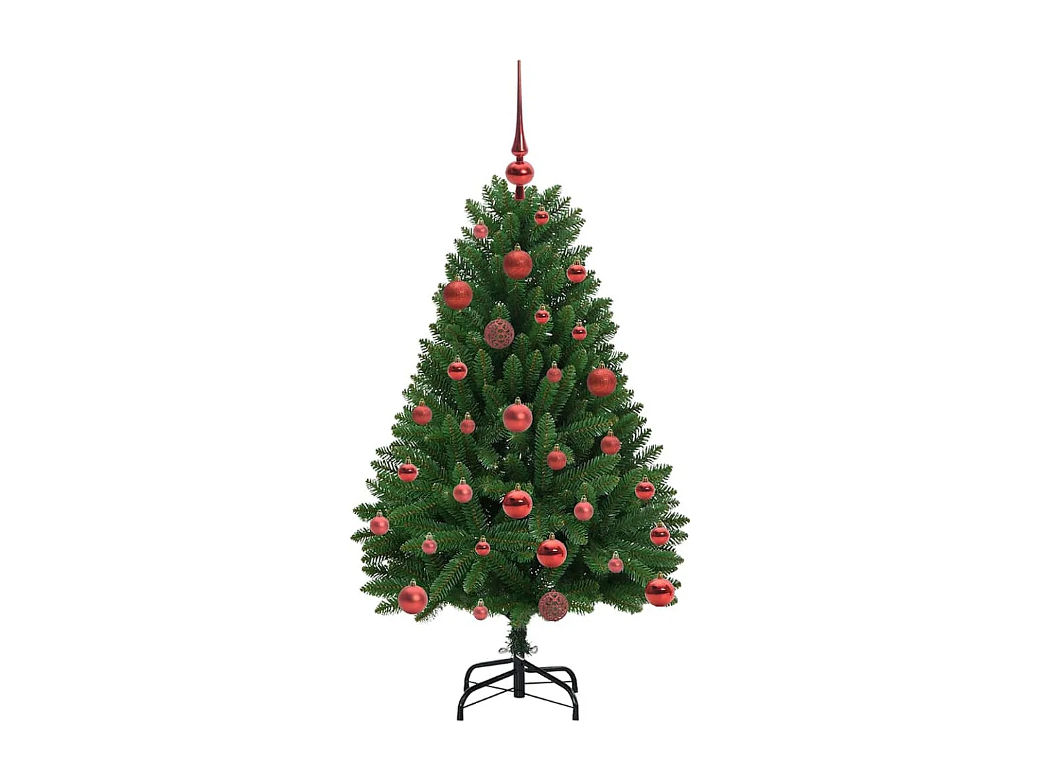 Sapin de Noël artificiel Vert 120 cm PVC et métal