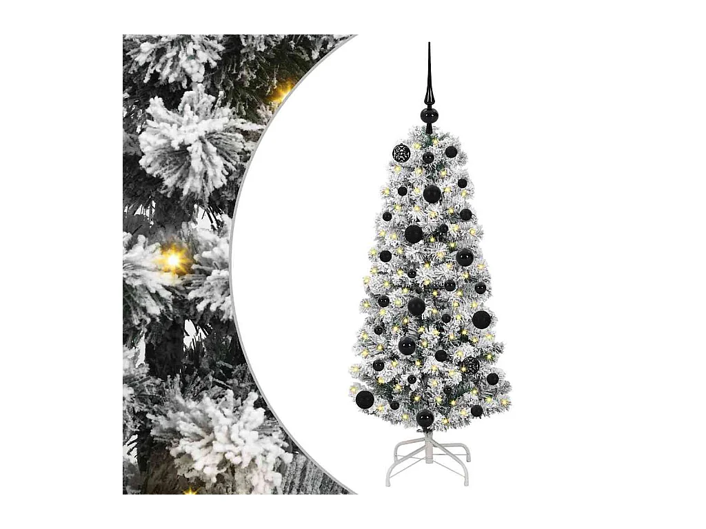 Sapin de Noël Artificiel à Branches Articulées 120 cm PVC