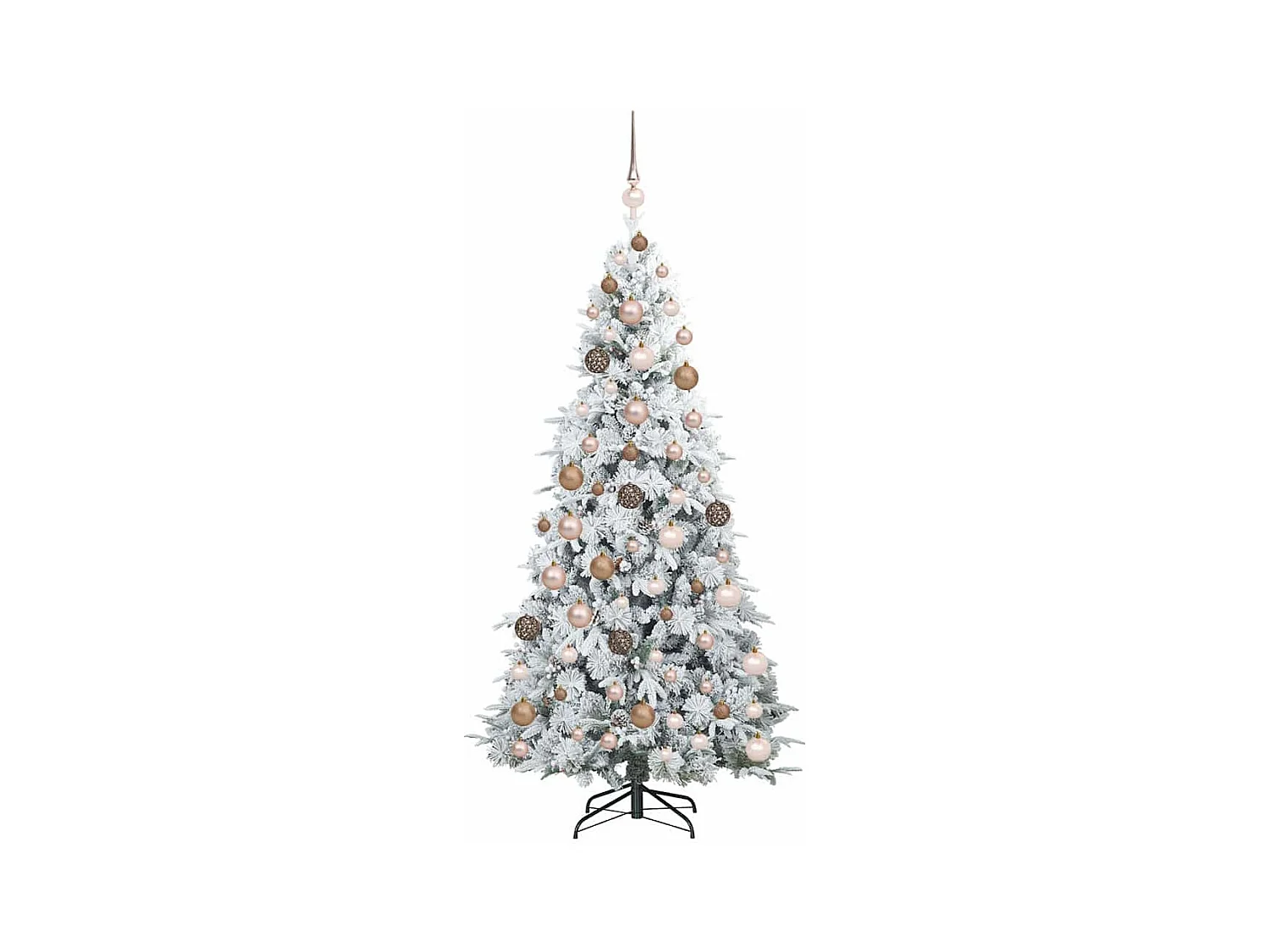 Kunstmatige Hinged Kerstboom met 300 LED Groen 180 cm PE en PVC