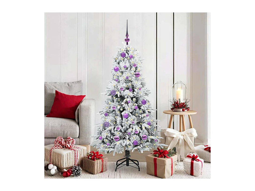 Árbol de Navidad artificial con ramas articuladas Verde 150 cm