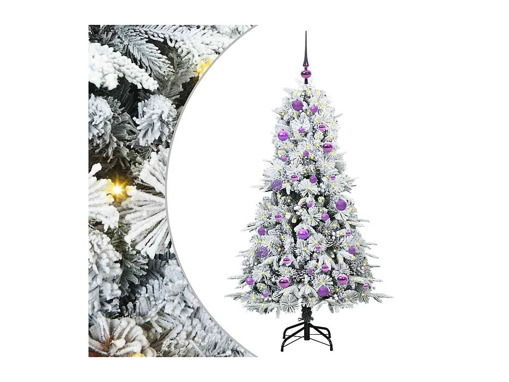 Árbol de Navidad artificial con ramas articuladas Verde 150 cm