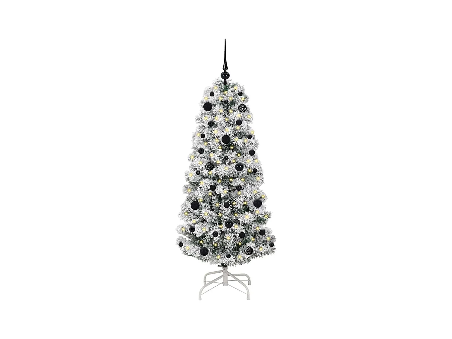 Árbol de Navidad artificial con ramas articuladas 150 cm PVC