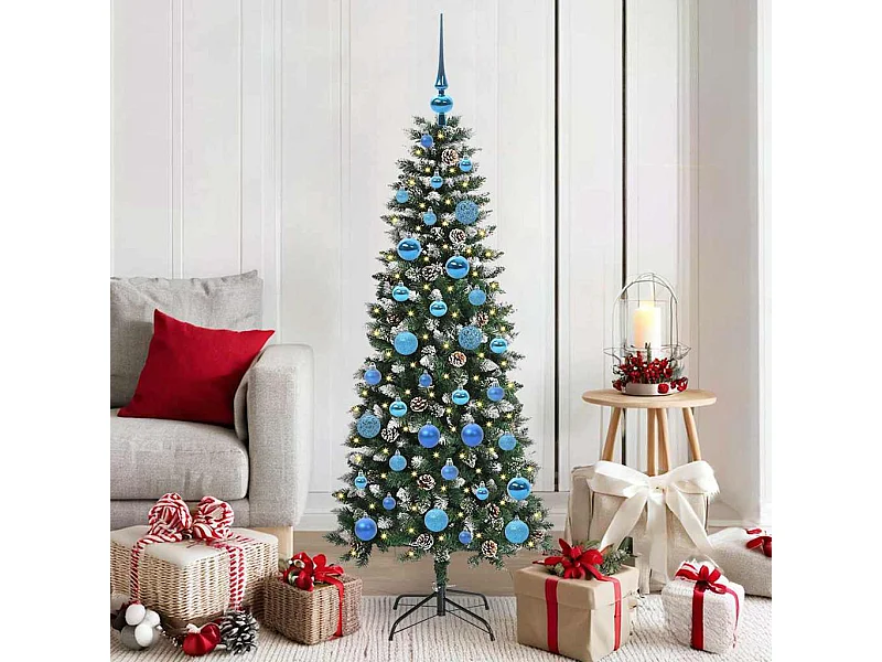 Árbol de Navidad artificial con 150 LED Verde 66 x 66 x 150 cm