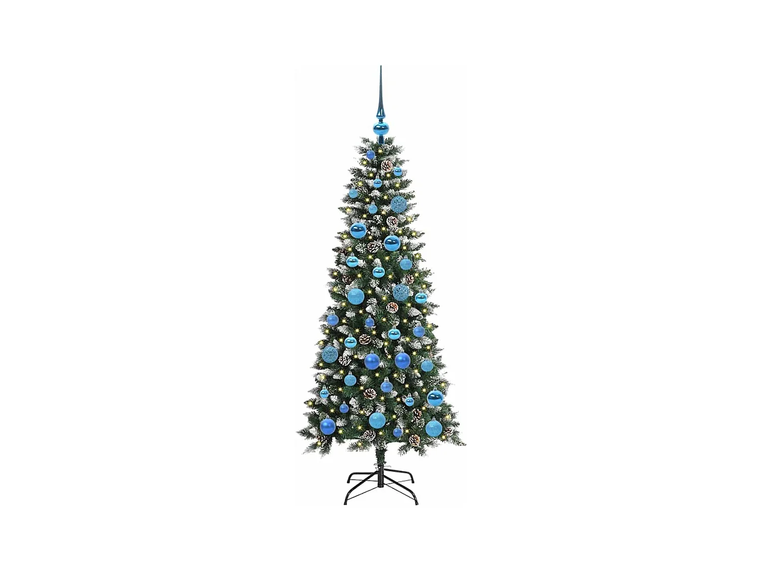 Árbol de Navidad artificial con 150 LED Verde 66 x 66 x 150 cm