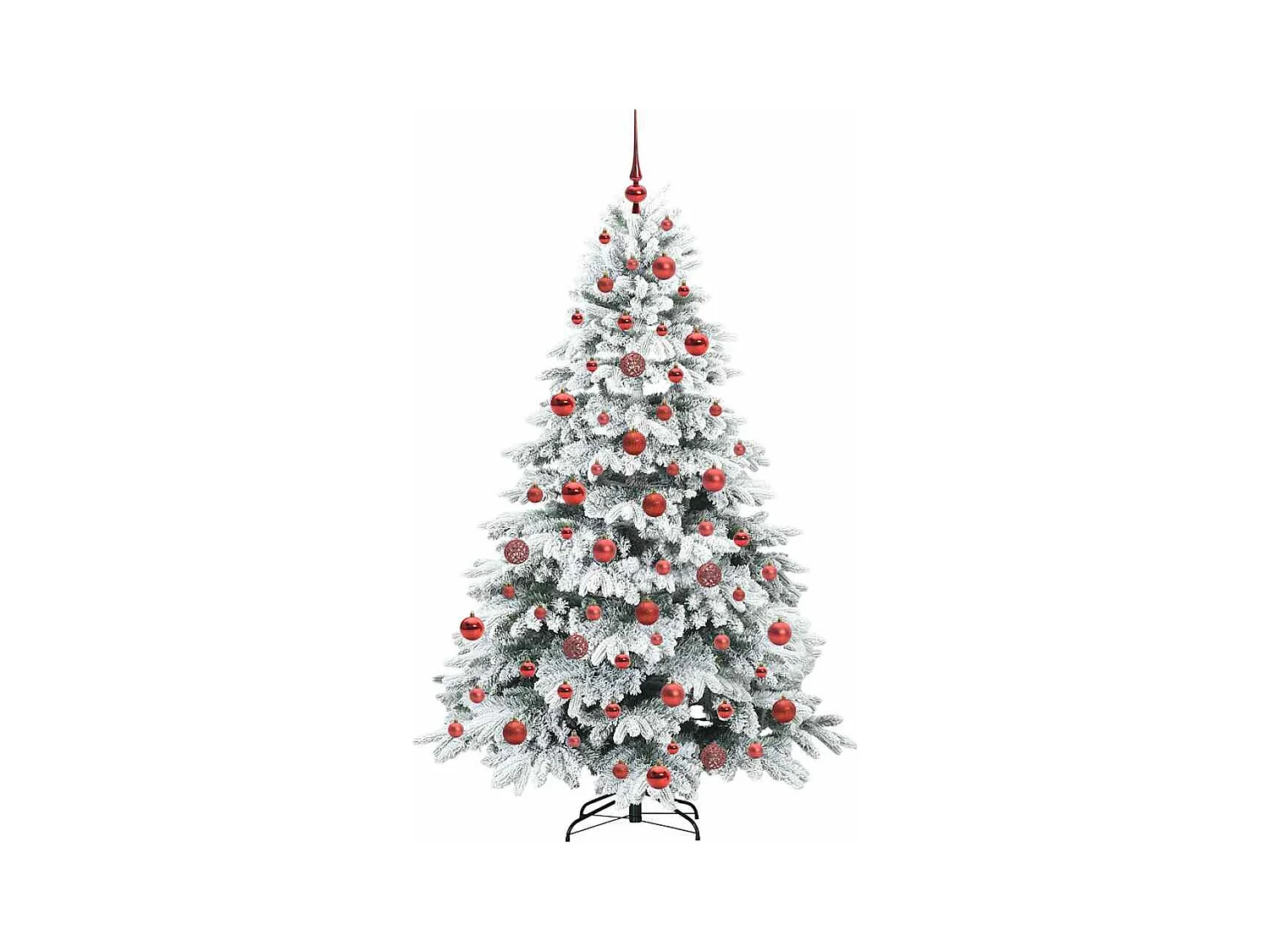 Árbol de Navidad artificial con 300 LED Verde 180 cm PE y PVC