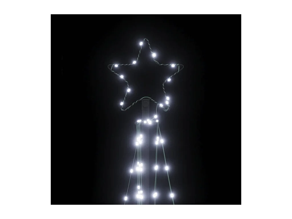 LED-kerstboom 339 LEDs koud wit 187 cm