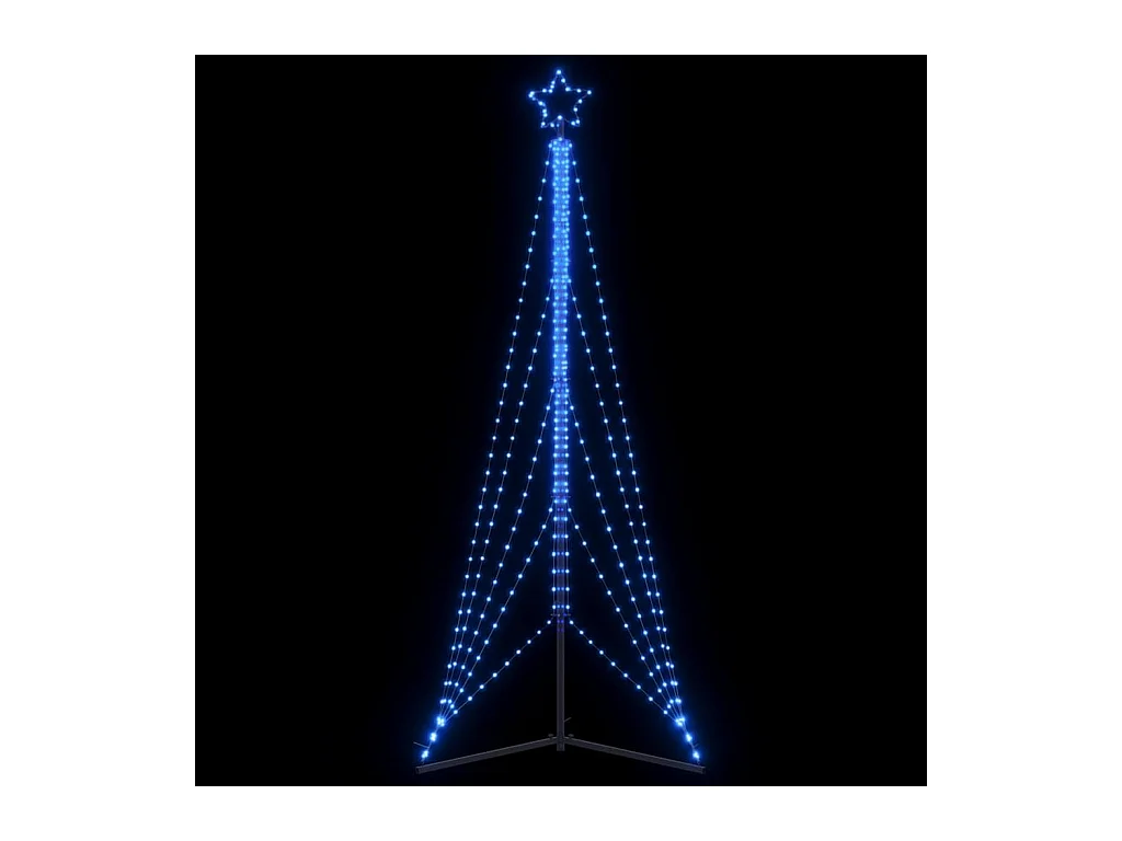LED Árvore de Natal 525 LEDs Azul 302 cm