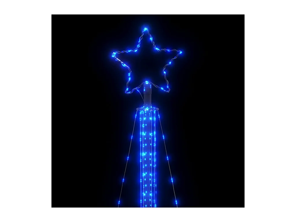 LED Árvore de Natal 525 LEDs Azul 302 cm