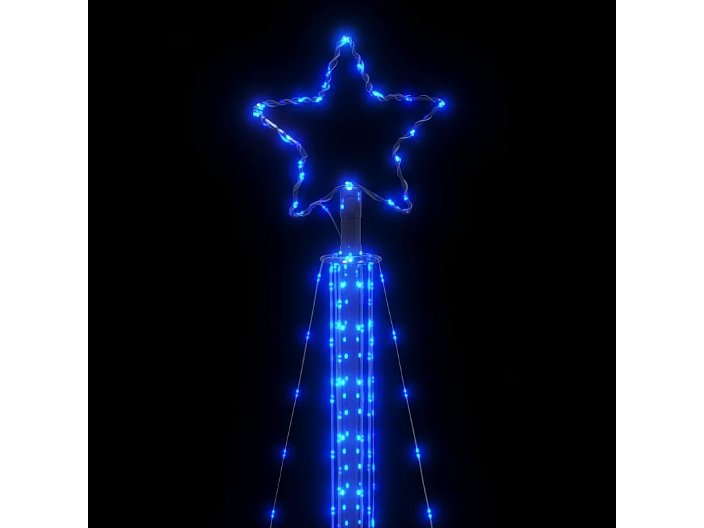 Sapin de Noël à LED 525 LED bleu 302 cm