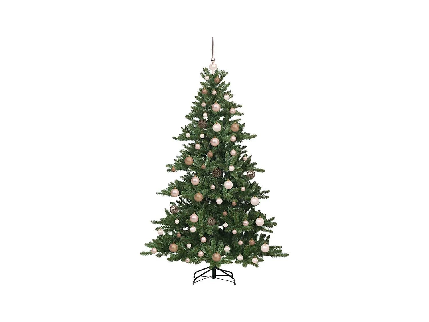 Kunstmatige Hinged Kerstboom met 300 LED 180 cm PVC