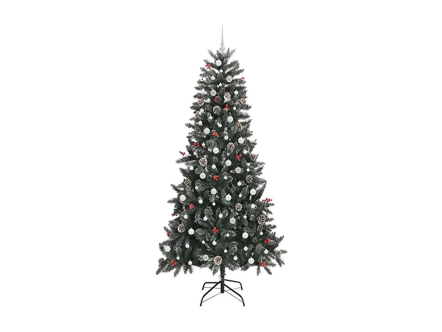Sapin de Noël artificiel Vert 129,5 x 129,5 x 240 cm