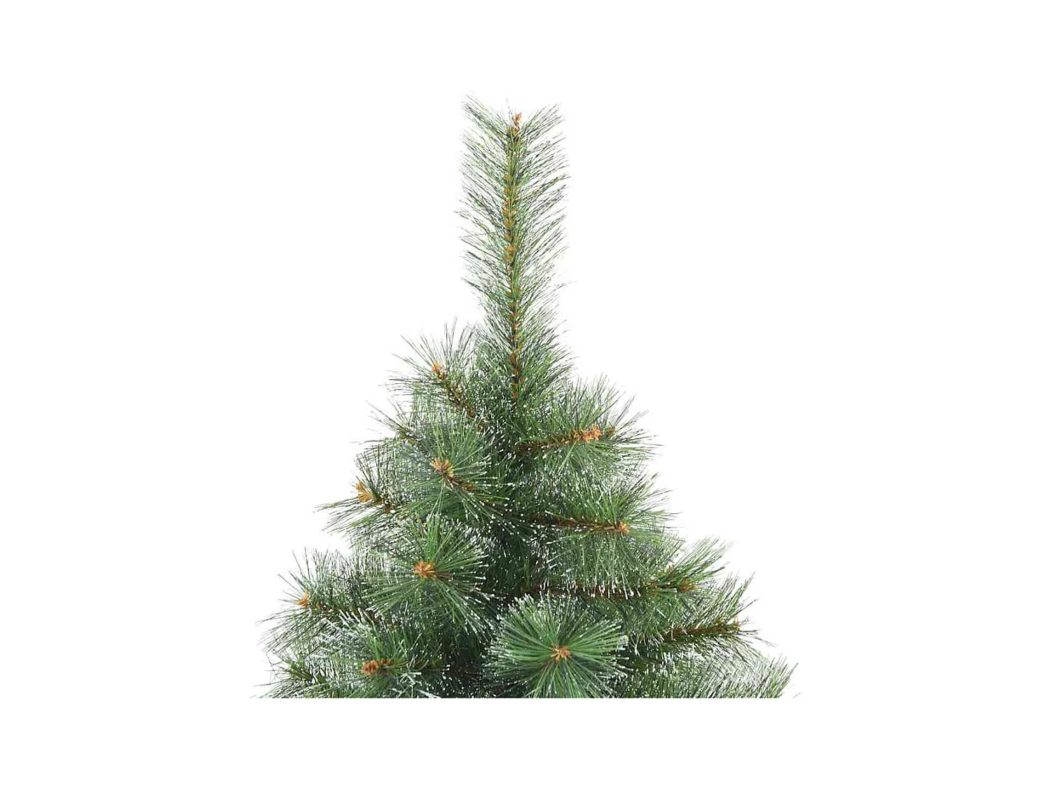 Árvore de Natal Artificial com 300 LEDs Verde 240 cm PE e PVC