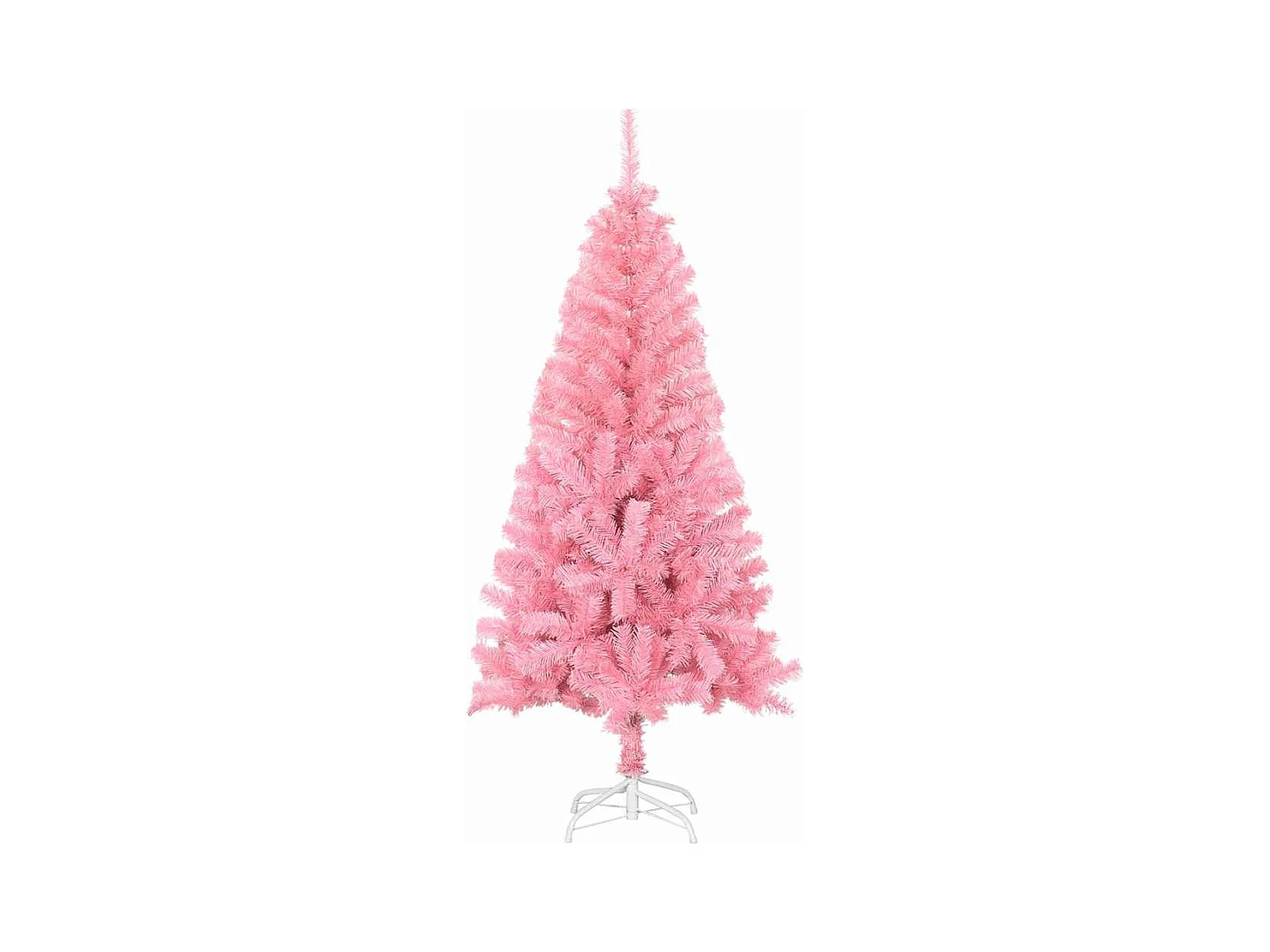 Sapin de Noël avec 150 LED avec support Rose 150 cm PVC