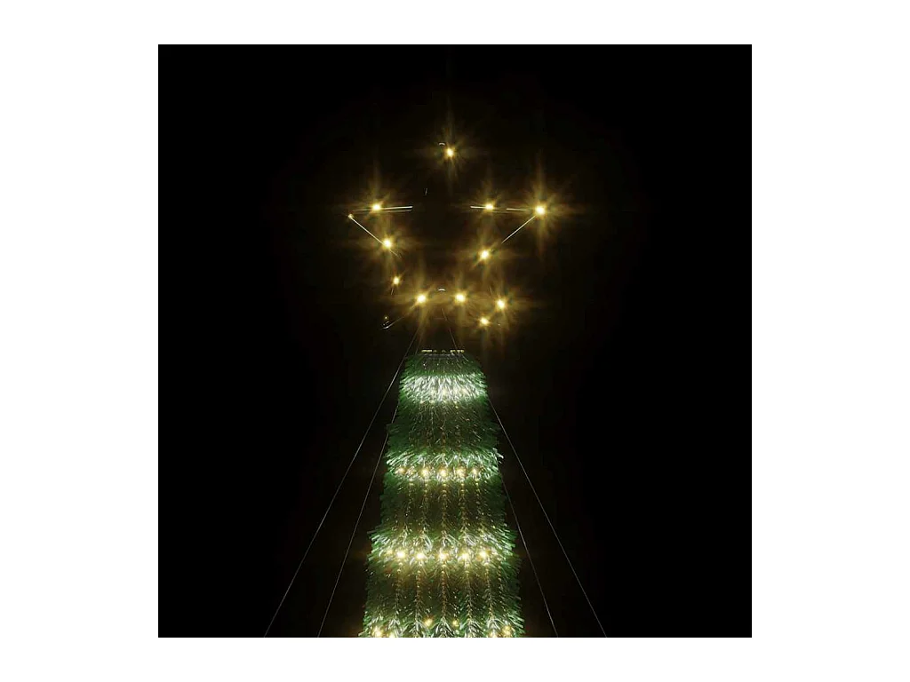LED-kerstboom 275 LEDs warm wit 180 cm