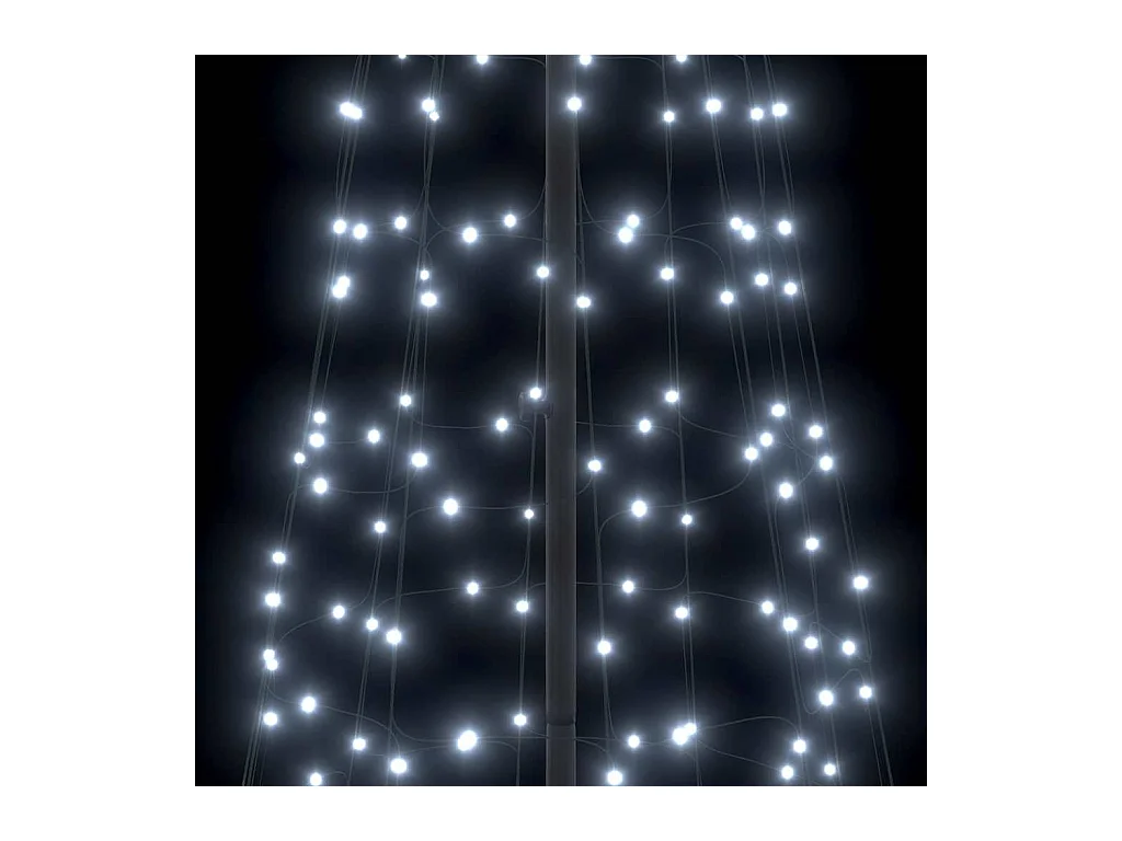 Arbre de Noël LED avec 800 LED Blanc froid 400 cm Fer