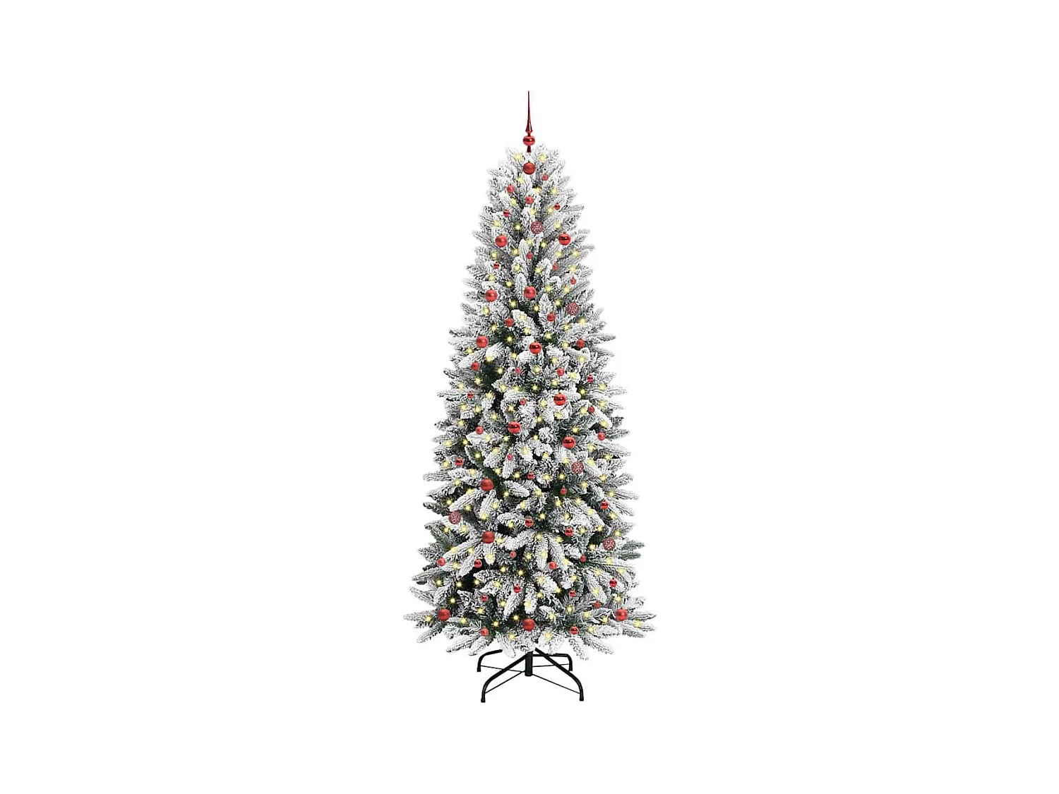 Sapin de Noël artificiel avec 300 LED Blanc 93 x 93 x 240 cm