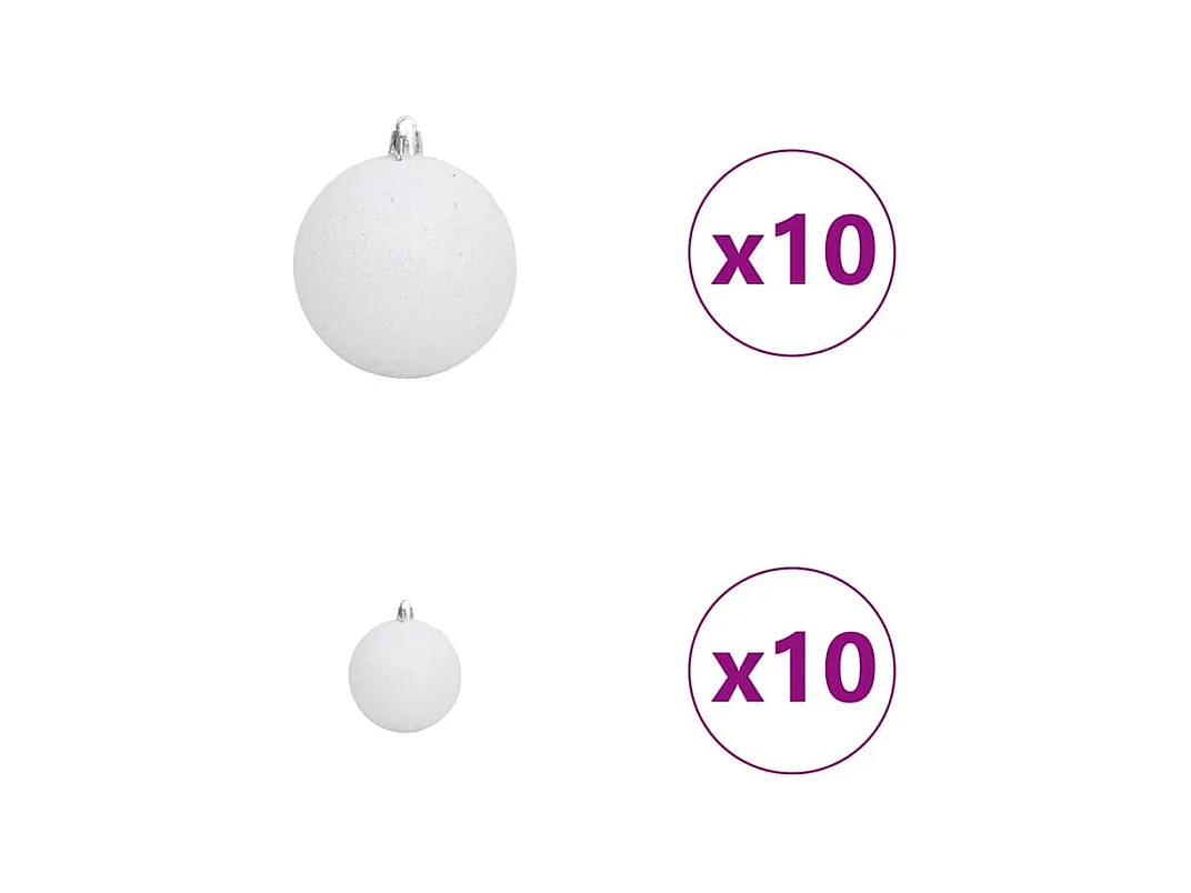 Kunstmatige Hinged Kerstboom met 300 LED 210 cm PVC