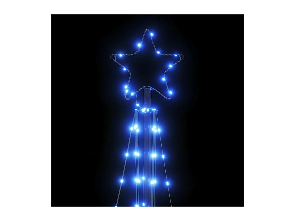 LED Árvore de Natal 363 LEDs Azul 182 cm
