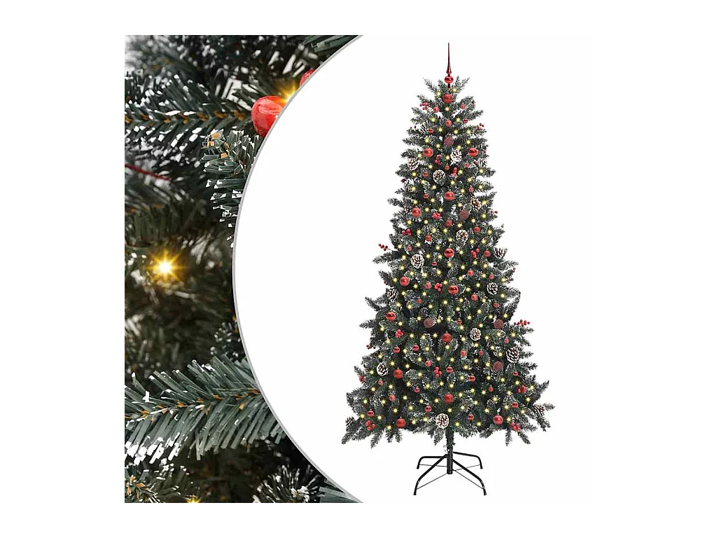 Árbol de Navidad artificial Verde 129.5 x 129.5 x 240 cm