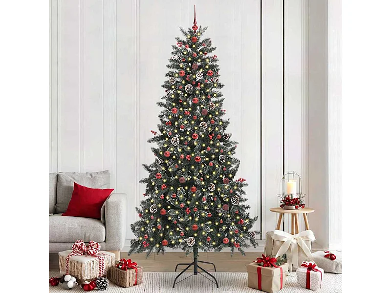 Árvore de Natal Artificial Verde 129,5 x 129,5 x 240 cm