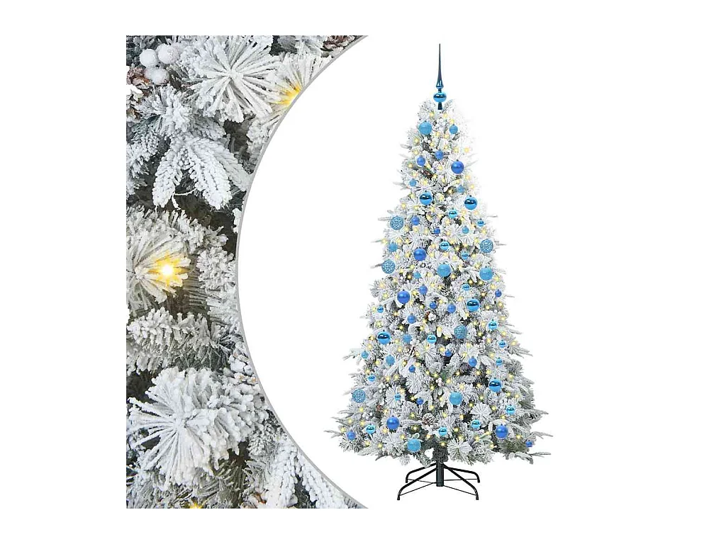 Sapin de Noël Artificiel à Branches Articulées Vert 180 cm