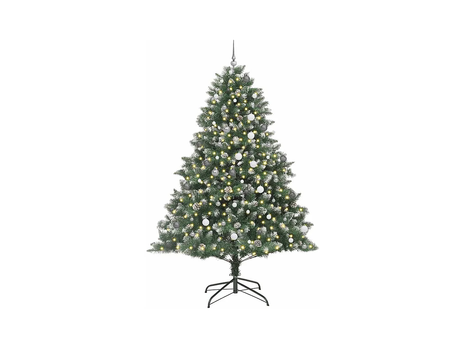 Sapin de Noël artificiel avec 300 LED Vert 160 x 160 x 240 cm