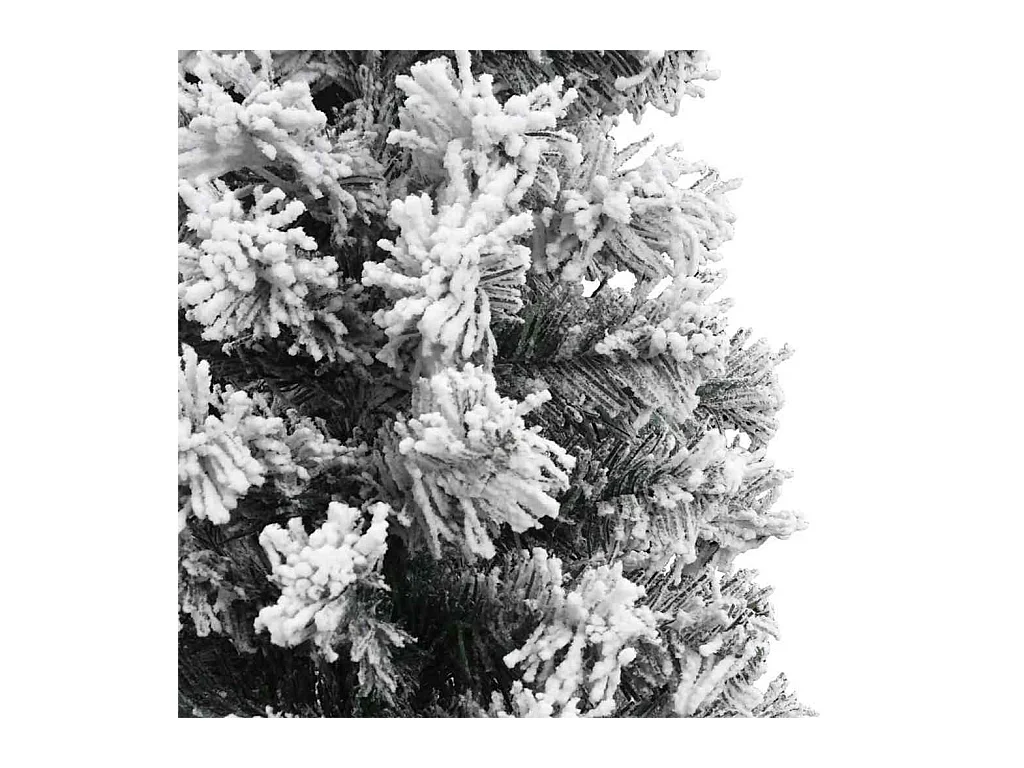 Sapin de Noël artificiel Vert 210 cm PVC et acier et plastique