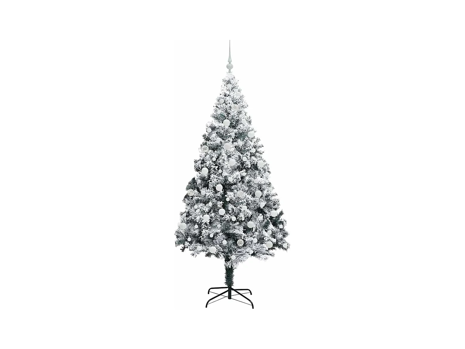 Sapin de Noël artificiel Vert 210 cm PVC, Acier et Plastique