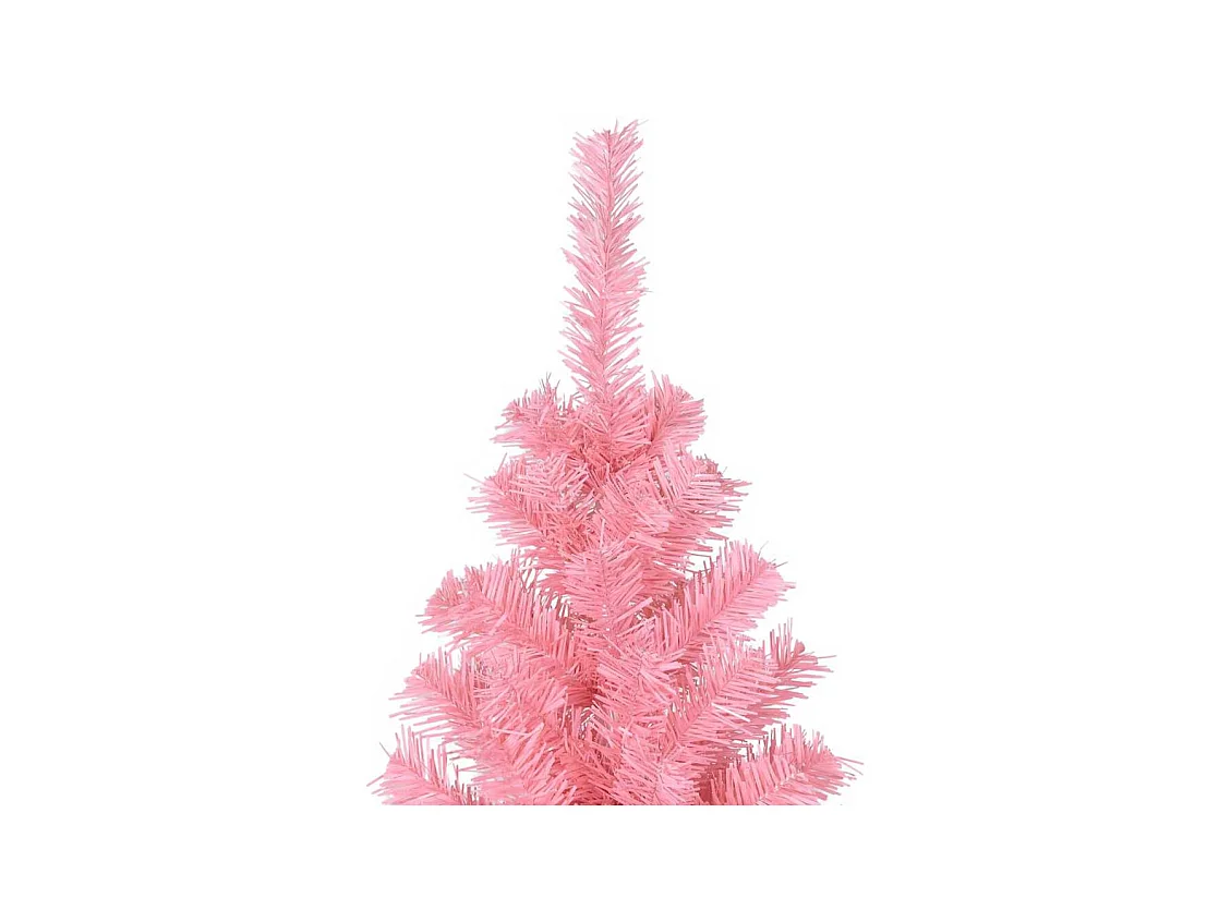 Sapin de Noël avec 300 LED avec support Rose 240 cm PVC