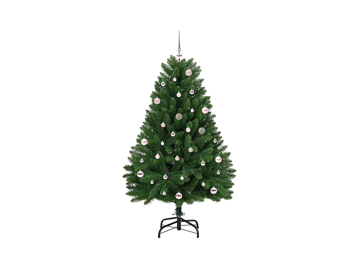 Sapin de Noël artificiel Vert 150 cm PVC et métal