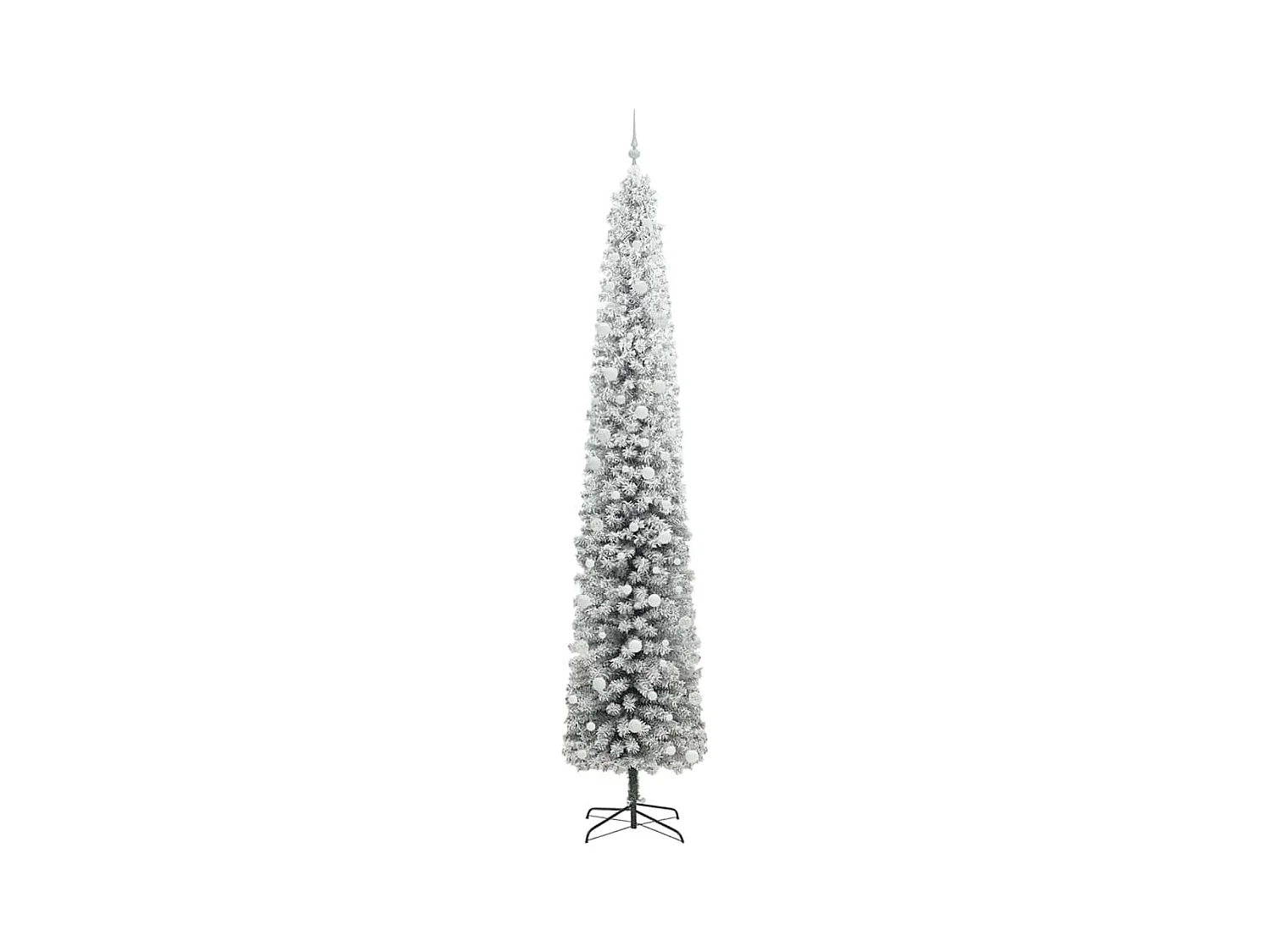 Árbol de Navidad artificial Verde 270 cm PVC, Acero y Plástico