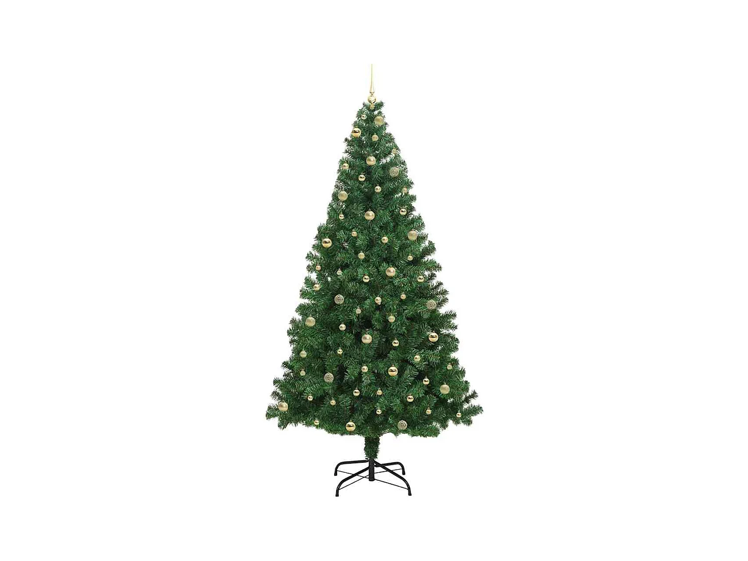 Sapin de Noël artificiel Vert 240 cm PVC, Acier et Plastique